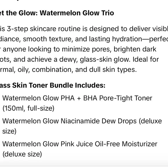 Glow recipe new glass skin set - unused in boxes - Picture 2 of 3